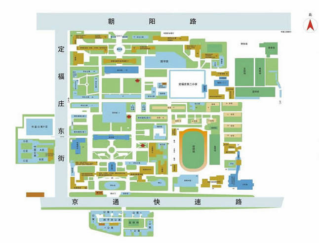 中国传媒大学校园地图